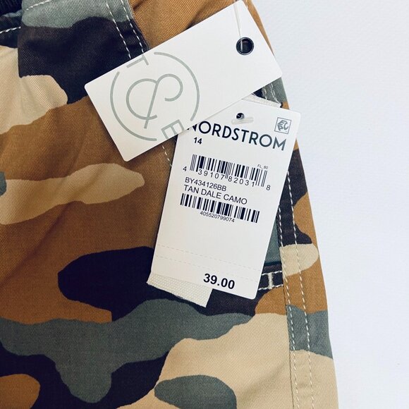 Treasure & Bond Nordstrom Jogger Style Camo Pants NWT Big Kid size 14 - Picture 3 of 7